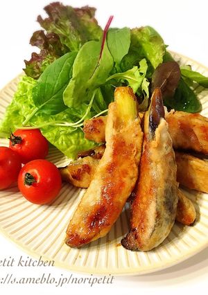 カサ増しジューシー♡肉巻きナスの生姜焼き-レシピのメイン写真