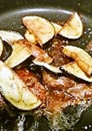 カリッと茄子と牛肉の味噌バター和え-レシピのメイン写真
