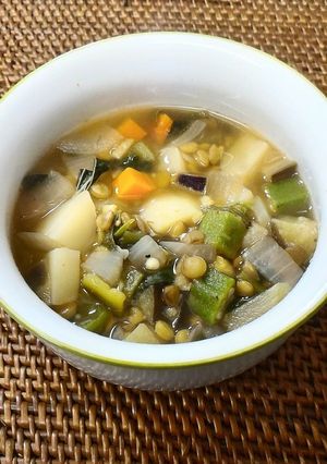 低カロリーおかず レンズ豆スパイススープ-レシピのメイン写真