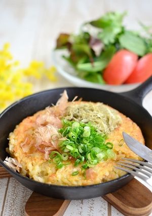 卵とチーズのカリカリとろろ昆布の焼きご飯-レシピのメイン写真