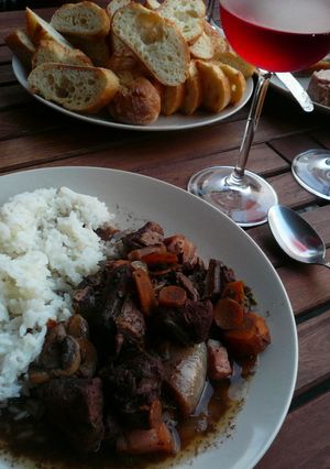 ブルゴーニュ風☆牛肉の赤ワイン煮込み-レシピのメイン写真