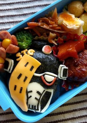 仮面ライダーエグゼイド☆スナイプキャラ弁-レシピのメイン写真