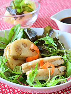 生メンチカツde“蓮根のはさみ揚げ”-レシピのメイン写真