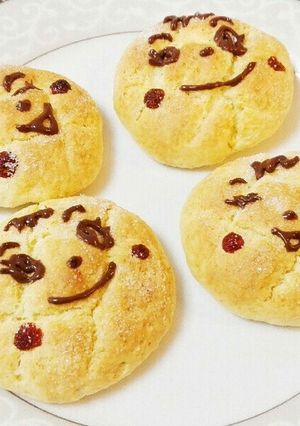 メロンパンナちゃんのメロンパンクッキー♡-レシピのメイン写真