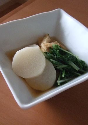 長芋と水菜と油揚げのさっと煮-レシピのメイン写真