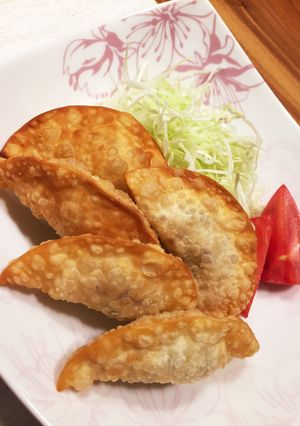焼き鯖アレンジ揚げ餃子-レシピのメイン写真