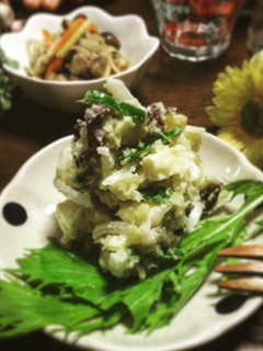 トースターで焼いた☆甘いさつま芋サラダ-レシピのメイン写真
