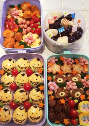 運動会キャラ弁-レシピのメイン写真