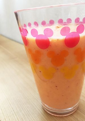 ダイエットに!人参とリンゴのスムージー♡-レシピのメイン写真