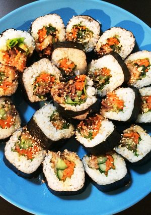 簡単恵方巻にもおすすめ韓国海苔巻きキンパ-レシピのメイン写真