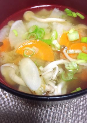 根菜のお味噌汁-レシピのメイン写真