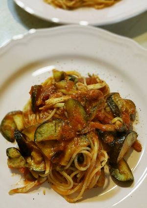 ✳ナスとエリンギの✳トマトソース✳パスタ-レシピのメイン写真