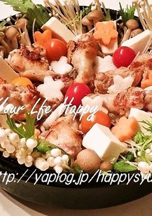 手羽元＆きのこ☆フォトジェニック鍋-レシピのメイン写真
