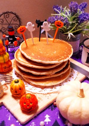 雑穀入りのもっちり九州パンケーキ♪♡-レシピのメイン写真
