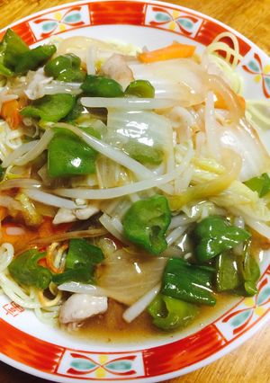 余り野菜で簡単‼︎あんかけそば-レシピのメイン写真