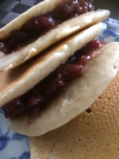 ホットケーキミックス➕そば粉でどら焼き-レシピのメイン写真