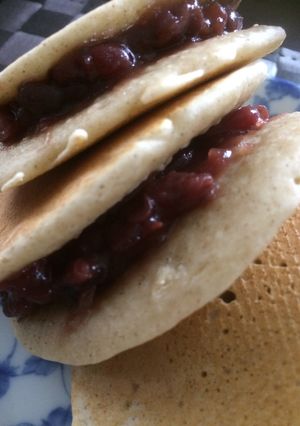 ホットケーキミックス➕そば粉でどら焼き-レシピのメイン写真