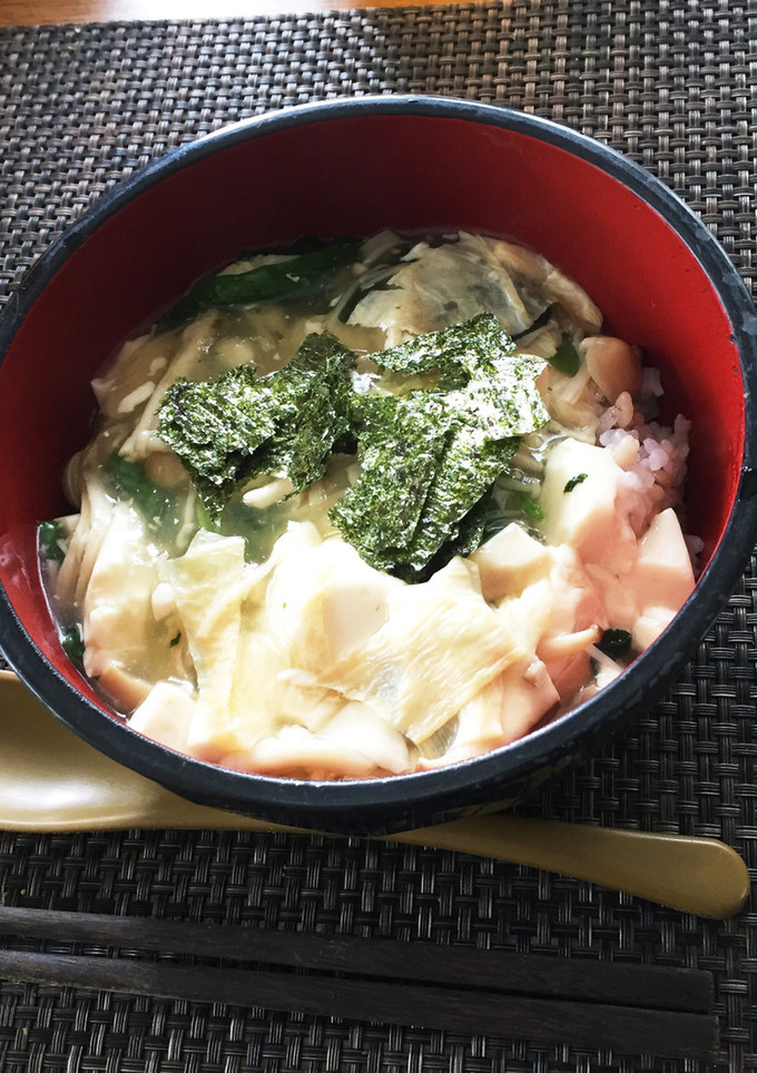 きのことゆばのあんかけご飯-レシピのメイン写真