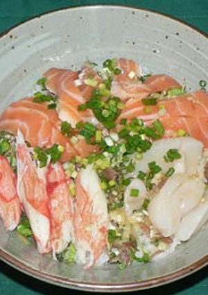 薬味たっぷりの海鮮丼-レシピのメイン写真