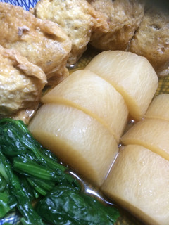 油揚げの肉詰めと大根の煮物-レシピのメイン写真
