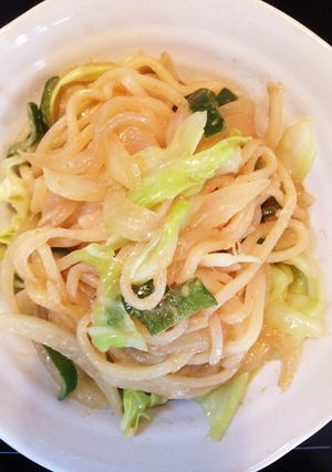 超簡単!絶品マヨ味噌焼きうどん♡-レシピのメイン写真