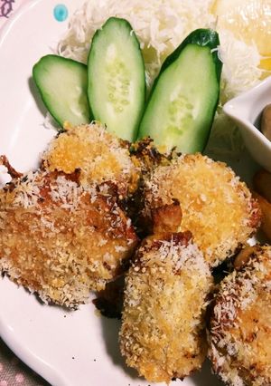鶏肉のカリカリカレーパン粉焼き-レシピのメイン写真