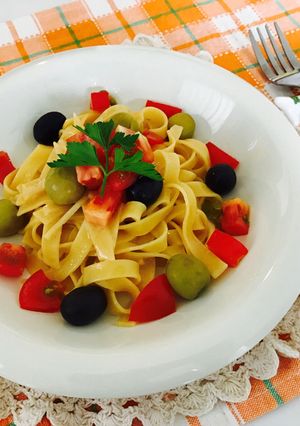 タリアテッレ(^о^)オリーブパスタ♪-レシピのメイン写真