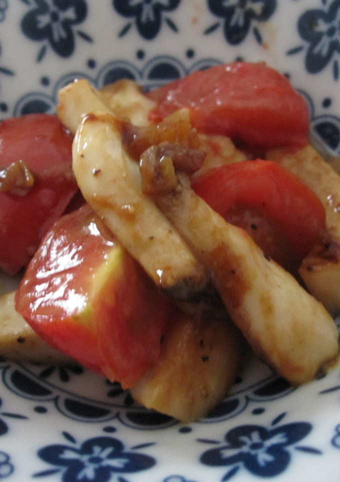 エリンギとトマトの炒め物-レシピのメイン写真