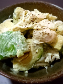 簡単♡アボカド鶏ささみ♡マヨ和え-レシピのメイン写真