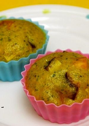 ブロッコリー入り野菜の蒸しケーキ-レシピのメイン写真