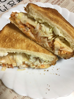 満腹キムタマチーズトースト-レシピのメイン写真
