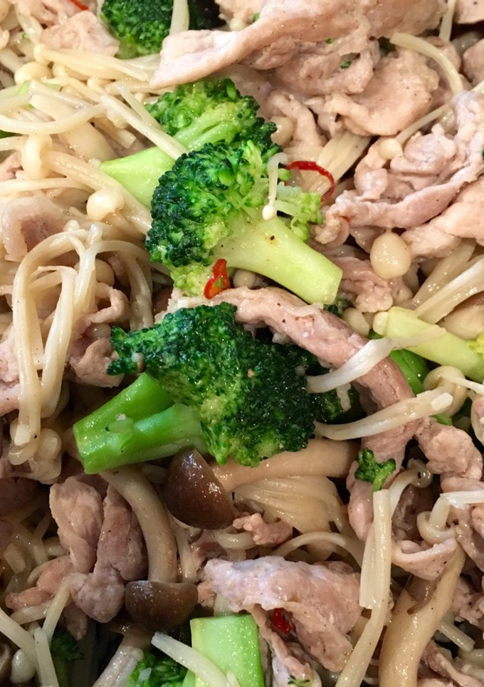 簡単美味★豚肉ときのこのペペロン炒め-レシピのメイン写真