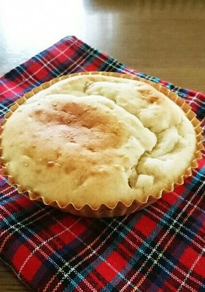 材料3つ ヨーグルトバナナカップケーキ-レシピのメイン写真