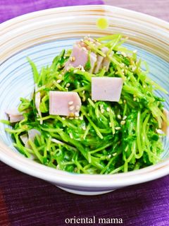 育て豆苗de簡単サラダ-レシピのメイン写真