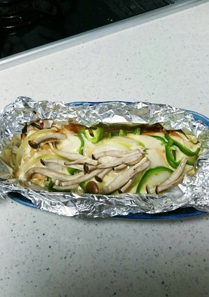 鮭のホイル焼き味噌マヨチーズ-レシピのメイン写真