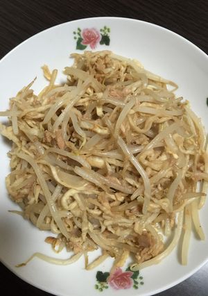 切り干し大根ともやしの麺つゆ炒め-レシピのメイン写真