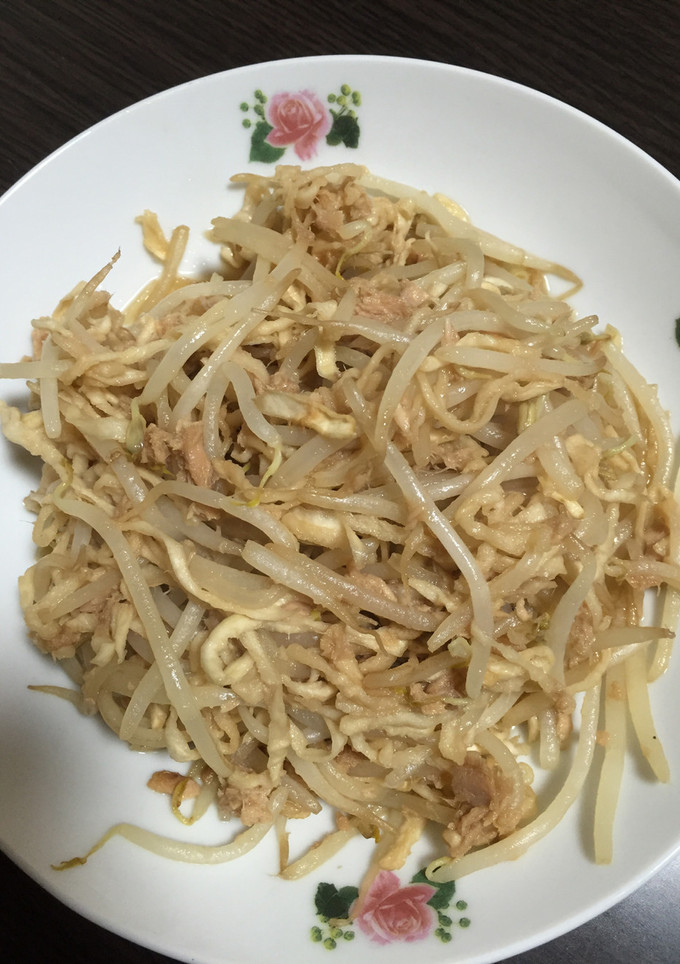 切り干し大根ともやしの麺つゆ炒め-レシピのメイン写真