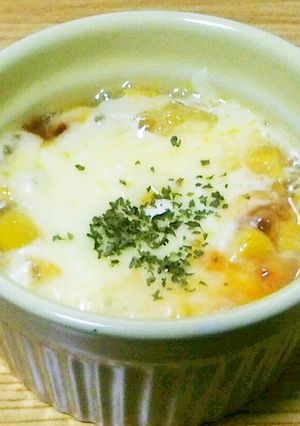 【レンジで簡単】ケチャマヨチーズコーン-レシピのメイン写真