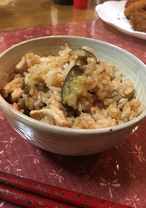 豚と茄子の混ぜごはん(味噌味）♪-レシピのメイン写真