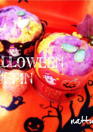 卵・乳製品なしでハロウィンマフィン！-レシピのメイン写真
