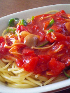 えのきとしめじのトマトソース スパゲティ-レシピのメイン写真
