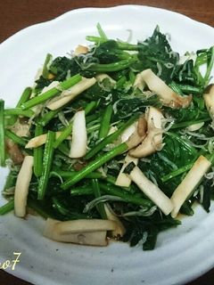 エリンギとほうれん草炒め-レシピのメイン写真