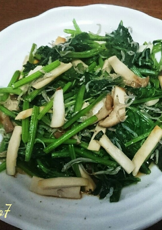 エリンギとほうれん草炒め-レシピのメイン写真
