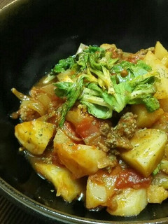 時短!簡単♪フライパンde洋風肉じゃが-レシピのメイン写真