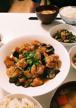鶏肉と茄子の甘酢炒め-レシピのメイン写真