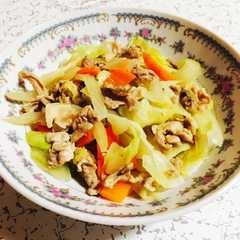 รูปของ 簡単☆めんつゆで野菜炒め