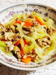 簡単☆めんつゆで野菜炒め-レシピのメイン写真