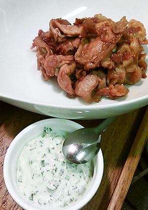 生姜焼き小ネギタルタル添え-レシピのメイン写真