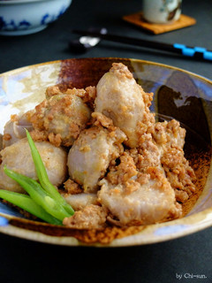 煮物風☆里芋の旨味噌そぼろ絡め!-レシピのメイン写真