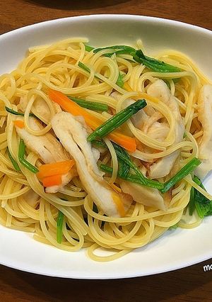 妊婦さんにも！ほうれん草の和風パスタ-レシピのメイン写真